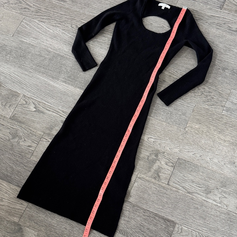 🌼WAYF🌼 Black Long Sleeve Cut-Out Dress - Picture 7 of 13